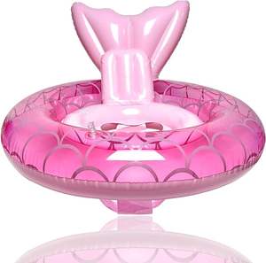 Flotadores de Piscina de Sirena de Alta Calidad para Niños, Divertidos y Seguros para Nadar en la Playa, Diseño Duradero, Lindos Patrones de Sirena, Juguete Acuático Ideal para el Verano - Product Image 1