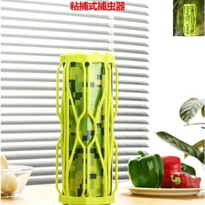 Trampa para insectos colgante verde con núcleo reemplazable para uso en exteriores, repelente de moscas ecológico, diseño sólido - Product Image 5