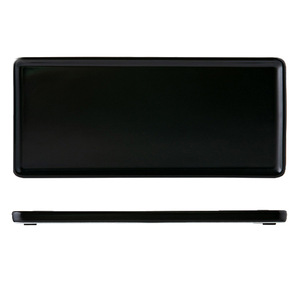Bandeja de tocador de cerámica rectangular pequeña para encimera de baño y cocina, bandeja de jabón, juegos de baño - Product Image 1