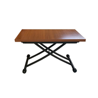 Table de thé réglable en bois, haute, extensible, Table basse, pour salle à manger