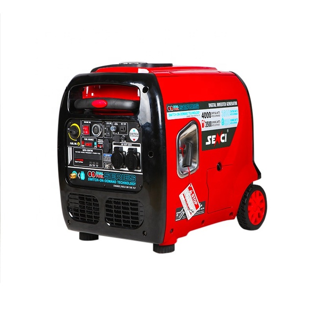 Senci 5kVA Silent Inverter Generator 4kW Dual Fuel Portable LPG Gas Gasoline Generator