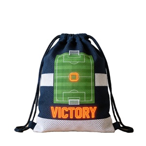 Corporate International Sports Gift Portable Nylon Folding Backpack Eco-Friendly Custom Logo Drawstring Bag Employee Rewards