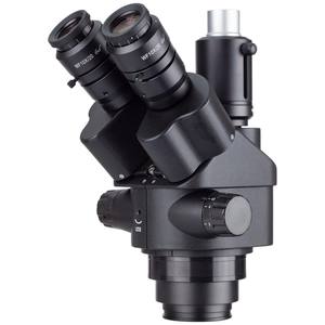 AmScope 7X-45X 블랙 Simul 초점 Trinocular 줌 스테레오 현미경 헤드 - Product Image 1
