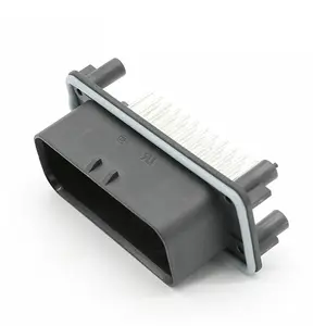 776231-1 automotive waterproof connector ECU Integrated Controller 35-core black straight needle plug