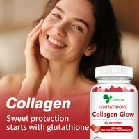 Complément Alimentaire OEM Gommes de Collagène au Glutathion pour Antioxydation, Éclaircissement et Hydratation de la Peau, Sans Sucre, 60 Gommes