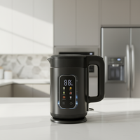 Bouilloire électrique numérique en acier inoxydable de haute qualité, 1,5 L, 1500 W, vente chaude, appareils électroménagers de cuisine