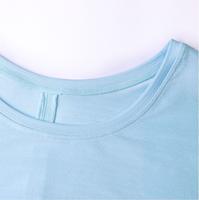 2023 Top deportivo informal ropa de mujer con abertura en la espalda Yoga entrenamiento secado rápido dobladillo curvo Split Tee para mujer