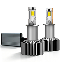 Phare LED M65 super lumineux 130W par paire 12V 24V 6500K Ampoule LED H1 H3 H4 9005 9145 H7 H9 H16 9006 9012 Ampoule LED de voiture