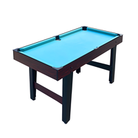 Table de billard et de snooker miniature pour enfants, cadre en MDF, poches en plastique, design pliable, vente directe d'usine