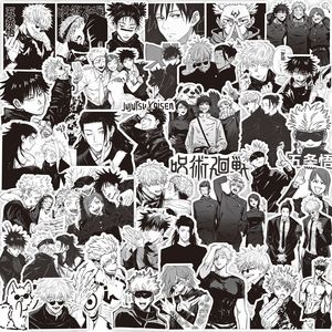 Wholesale1100 Designs - Juego de 50 Pegatinas Personalizadas de Anime BERSERKED, Pegatinas Impermeables para Niños, Colección de Pegatinas Decorativas - Product Image 6