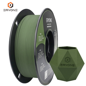 ERYONE Matte PLA Filament Oliver Green Color 1.75mm +- 0.03mm Dull Polish Surface Strong Layer Adhesion