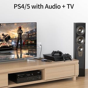Extracteur audio HDMI 4K, adaptateur audio HDMI vers optique 5.1 S/PDIF et AUX 3,5 mm, convertisseur audio 192 kHz, prend en charge <span class=keywords><strong>PCM</strong></span> <span class=keywords><strong>Dolby</strong></span> - Product Image 2