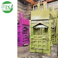 Machine à balles automatique Keshang presse à balles hydraulique pour déchets de vêtements bouteille en plastique fer aluminium canette ferraille presse à balles