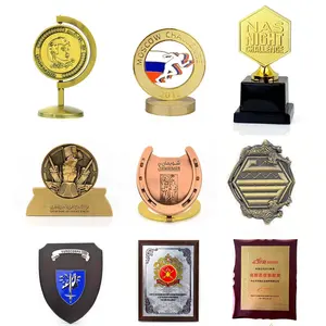 Or argent Bronze métal trophée sport fabricant de médailles en chine Logo personnalisé Simple médailles et trophées