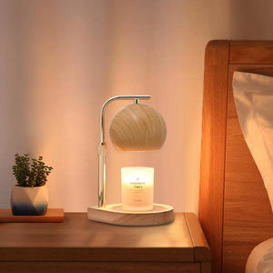 Lampe <span class=keywords><strong>chauffe</strong></span>-cire électrique de chevet, réglable en hauteur, avec minuterie, écologique et sans fumée - Product Image 4