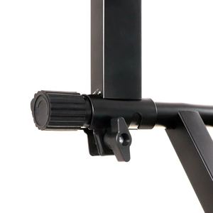 Double Layer X Style <b>Keyboard</b> Stand Heavy Duty Two Tier <b>Electronic</b> Piano Stand Foldable Adjustable Synthesizer Support Rack Logo - Product Image 3