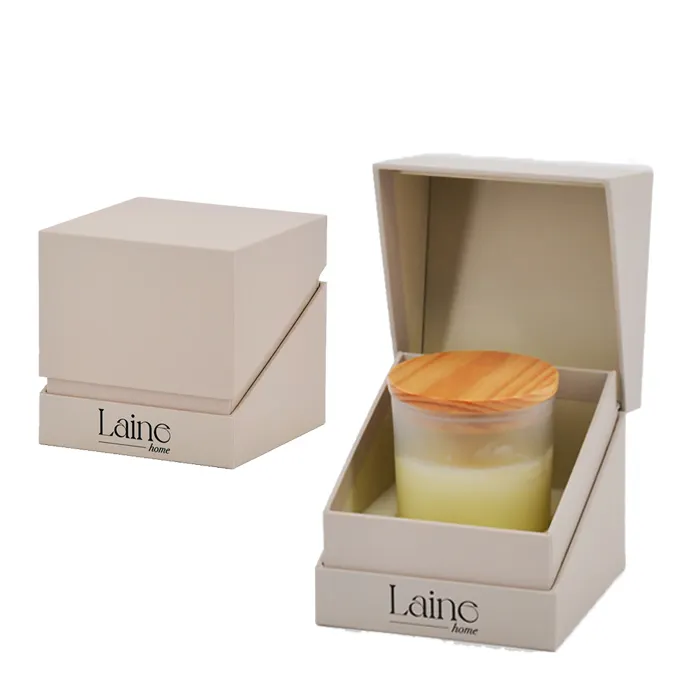 Luxury paper cardboard for glass jar pillar packaging melts linen gift sets candle gift box candle boxes candles packing box