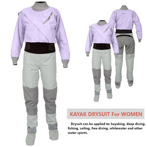 HOT LKVER Whitewater Drysuit Mujeres 3,0 Ply Kayak Drysuits Impermeable Ropa deportiva acuática Rescate Secado rápido Vela Kayak Traje seco - Product Image 2