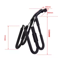 Support de transport portable double pour scooter, planche de surf, kayak et outils de surf, pour moto