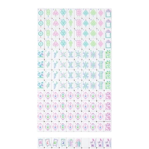 Fichas de Mahjong <span class=keywords><strong>Amara</strong></span>, Acrílicas, Estilo Judío Americano, Juego de 164 Piezas, en Stock - Product Image 3