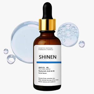 Mavi Bakır Peptidi (%4 GHK-CU) Serum Hyaluronik Asit Vitamin B5 - Yaşlanma Karşıtı İnce Çizgileri Azaltır Kuru Olgun Cildi Besler - Product Image 1