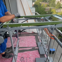Grue électrique sans rail Huafeng HFFZ-200, capacité de charge 200 kg, hauteur 30 m, moteur 2x600W, câble métallique 4 mm, commande filaire et sans fil.