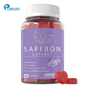 OEM ODM Personnalisation <span class=keywords><strong>de</strong></span> Marque Privée Gummies au <span class=keywords><strong>Safran</strong></span> Naturel Végétarien Extrait <span class=keywords><strong>de</strong></span> <span class=keywords><strong>Safran</strong></span> Complément Alimentaire pour l'Humeur et l'Énergie - Product Image 1
