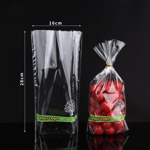 Wholesale Custom Logo Recyclable Air Hole Retail Gift 0.5kg 1kg 2kg Transparency Plastic Food Grade Flat Supermarket Exhibition - Product Image 3