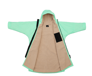 Parka de natation fluorescente personnalisée avec logo, robe de changement imperméable et sèche pour hommes et femmes, plage, piscine - Product Image 3