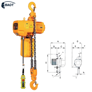 Nuevo y en Oferta: Polipasto Eléctrico de Cadena BAOT de 500 kg, 1 tonelada, 3 toneladas, 5 toneladas y 10 toneladas, de Acero, IP65, con Control Remoto - Product Image 6