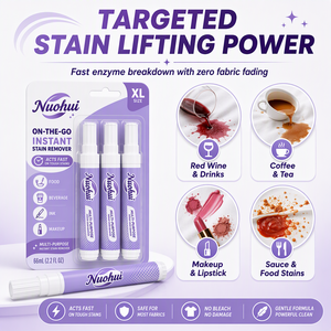 Stylo <span class=keywords><strong>D</strong></span>étachant Instantané pour Vêtements et Tissus – Portable pour le Voyage – Élimine les Taches de Café, de Sang, de Vin, <span class=keywords><strong>d</strong></span>'Huile et <span class=keywords><strong>d</strong></span>'Encres - Product Image 2