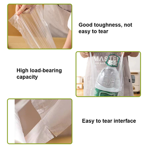 Sacs en plastique biodégradables en maïs pour courses, sacs personnalisés pour petites entreprises - Product Image 6