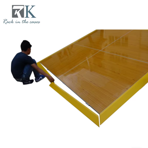 Wood Grain Portable Dance Floor Event Portable Dance Floor Panels Interlocking Plastic Flooring for Outdoor Indoor - Product Image 4