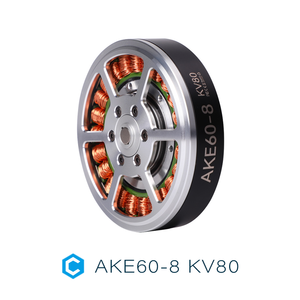 คิวบ์มาร์ส AKE60-8 KV80 มอเตอร์แรงบิดสูงแบบไร้แปรงถ่าน ระบบขับเคลื่อนกึ่งตรง สำหรับหุ่นยนต์อัตโนมัติ - Product Image 3