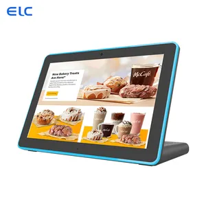 WL1086T(2022) 10.1 Inch L Shape Led Bar Touch Screen Android Tablet Pc All In One For Restaurant Ordering L Type Vertical Tablet