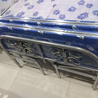Lit de camp pliant moderne, nouveau design, canapé-lit pliable en métal pas cher pour la maison, l'hôtel, l'école et la salle à manger, au style moderne