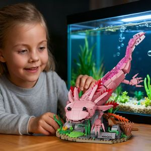 Nouvel Arrivage Blocs de Construction Micro Salamandre & Souris Magicienne - Modèle Chapeau Magique DIY Cadeau de Collection Fantaisie pour les Fans de Fantasy - Product Image 2