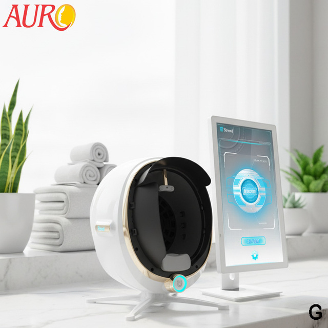 High Resolution 3D Face Scanner 8 Spectrum 14 Detection Modes for Skin Analysis Professional Beauty Clinic