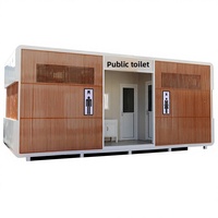 Toilettes mobiles intelligentes Jiaxin en métal écologique pour positions accroupies, idéales pour les zones touristiques, les chantiers de construction, les parcs et l'extérieur