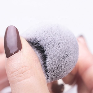 Vegan Wood Handle Synthetic Nylon Hair Super Soft Face Foundation &amp; <strong>Blusher</strong> <strong>Brush</strong> for Makeup Tools - Product Image 6