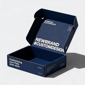 Cajas de Cartón Reciclables Impresas con UV Personalizadas para Empaque de Zapatos y Ropa, Estilo Carpeta, Forma Rectangular, para Regalos y Manualidades - Product Image 5