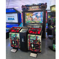 Grande salle de jeux vidéo, salle de jeux d'arcade, simulation de tir au pistolet, machine de jeu d'arcade, divertissement commercial à pièces