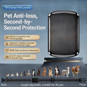 Traceur GPS intelligent 4G Beidou <span class=keywords><strong>pour</strong></span> animaux de compagnie avec alarmes de vibration/mouvement/perimètre, <span class=keywords><strong>collier</strong></span> étanche <span class=keywords><strong>sans</strong></span> <span class=keywords><strong>fil</strong></span> <span class=keywords><strong>pour</strong></span> chats/chiens, compatible Baidu/Google - Product Image 2