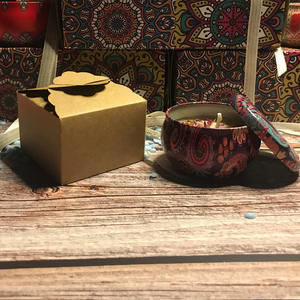 N-042 Bougie artisanale <span class=keywords><strong>à</strong></span> fleurs séchées, aromathérapie, parfum, cire de soja, huile, bougie parfumée de luxe <span class=keywords><strong>à</strong></span> la cire de soja et aux fleurs séchées pour la décoration de la maison - Product Image 6