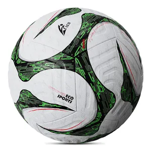 Balones de fútbol de tamaño oficial profesional 3/4/5 #, superventas, duraderos, de buena calidad, con logotipo personalizado, pelotas de fútbol de PU/PVC para Te