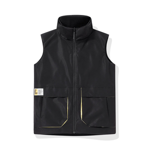 Cotton Men's <strong>Work</strong> Vest Winter Men <strong>Body</strong> <strong>Warmer</strong> Vest Hot Sale New Design OEM Custom Logo Softshell Vest - Product Image 5