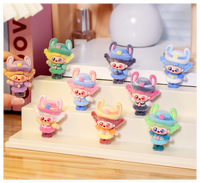 Zodiac Resin Überraschung Spielzeug Kaninchen Kopf Puppe Cartoon Charakter Cake Toppers Große Größe Blind Bag Werbe kleine Figuren