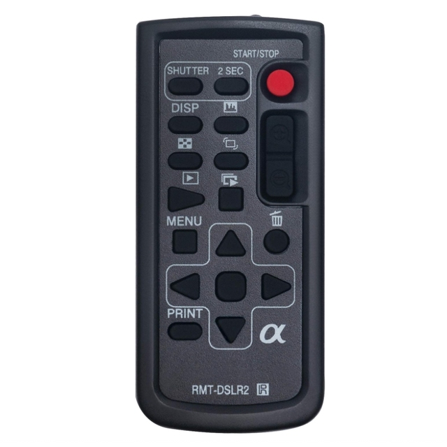 RMT-DSLR2 RMTDSLR2 IR Remote Control Use for Sony NEX Alpha SLT Cameras ILCA-99M2 DSLR-A230L DSLR-A330L DSLR-A380L DSLR-A900