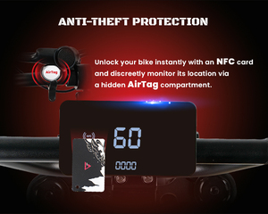 Revibikes chúng tôi kho Cougar 52V/60V điện xe đạp leo núi đầy đủ hệ thống treo điện xe đạp bụi bẩn đường xe đạp điện với NFC - Product Image 5