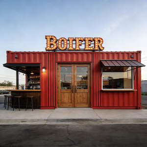 Contenedor Expandible de Acero para Cafetería/Tienda Portátil para Uso en Hoteles con Diseño Moderno - Product Image 2